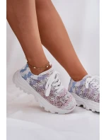 Sneakersy Damskie Z Szydełkową Cholewką Multikolor Jelhiris Sneakersy Damskie Z Szydełkową Cholewką Multikolor Jelhiris