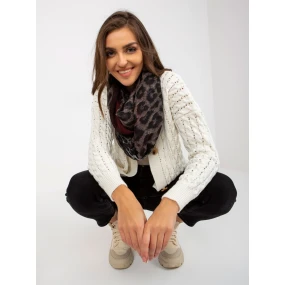 Tunelový šál AT KM 241357.03P čierna a červená