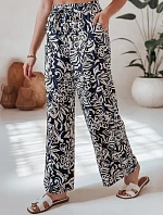 Dámske široké nohavice TROPICAL SUN navy blue FashionStreet UY2632