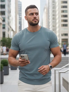 Pánska klasická petrolejová košeľa FashionStreet RX5678