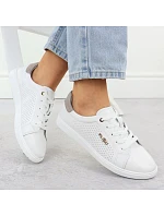 Filippo biela kožená športová obuv DP6738