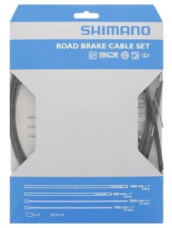 Sada teflónového brzdového lanka a panciera SHIMANO pre cestné brzdy