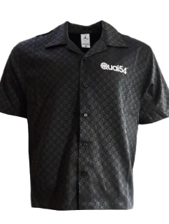 Pánská elegantní košile Air Jordan 54 s krátkým rukávem černá - model 21932787