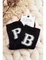 Młodzieżowe Ciepłe Skarpety Czarne