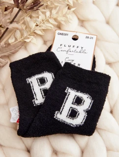 Młodzieżowe Ciepłe Skarpety Czarne