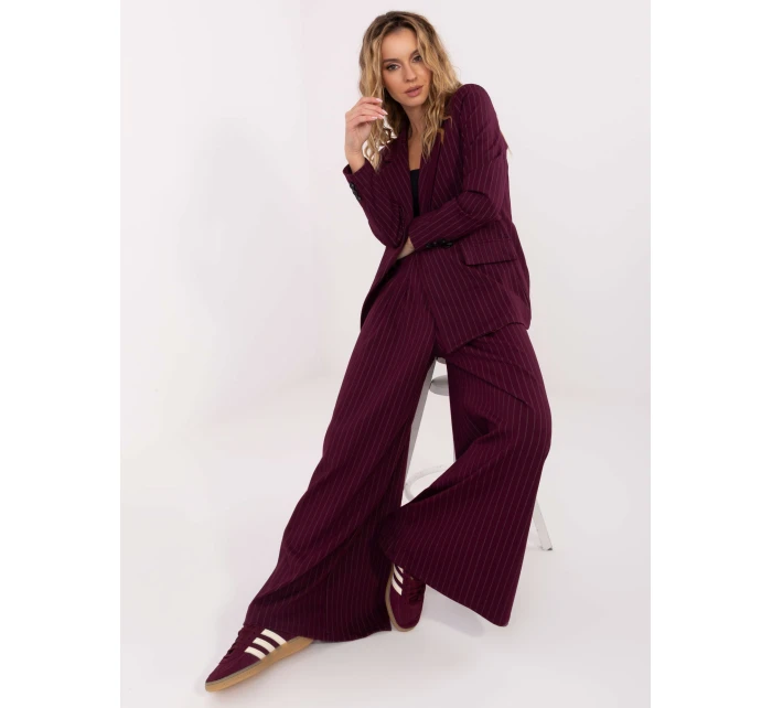 Spodnie IT SP model 21757241 bordowy - FPrice