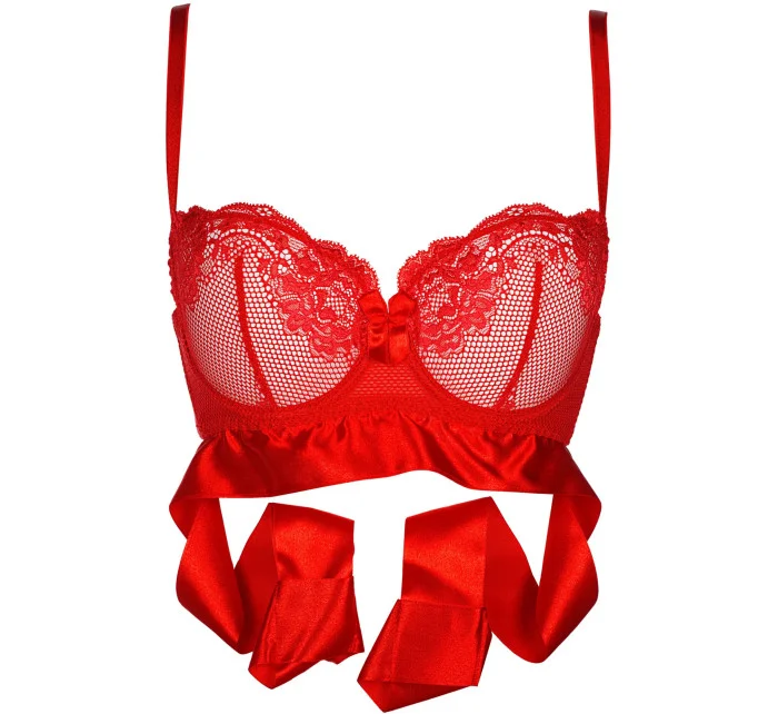 Dámska podprsenka V-8881 Červená - Axami