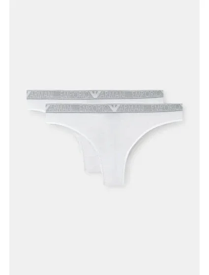 Dámské kalhotky 2Pack  bílé  model 19916495 - Emporio Armani