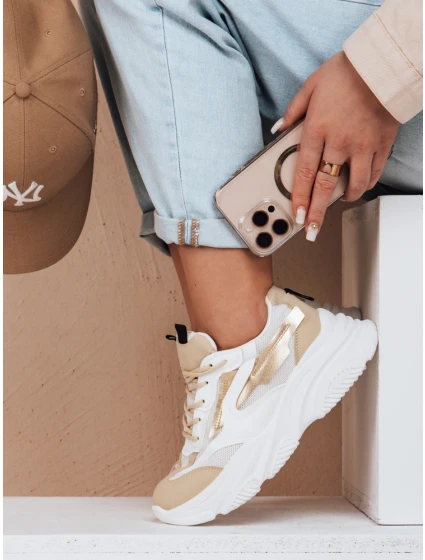 Dámské sportovní tenisky gold Dstreet model 21983200 - FashionStreet