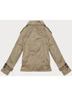 Tmavobéžové sako s podšívkou a klopami (1802#-5) Tmavobéžové sako s podšívkou a klopami (1802#-5)