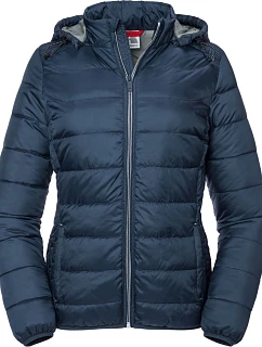 Russell Athletic 440F Dámska bunda Nano s kapucňou 10.440F, farba french navy