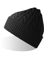 Claire Pletená čepice model 22552237 black - Atlantis Headwear Claire Pletená čepice model 22552237 black - Atlantis Headwear