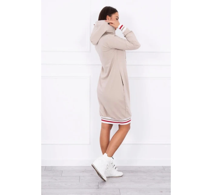 Béžové šaty Brooklyn