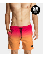 Pánske plavecké šortky ATLANTIC - ružová/oranžová