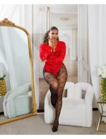 Dámské síťované punčocháče  černé model 20965283 - In-style Fashion