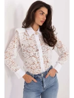 Košeľa s dlhým rukávom model 222317 Taliansko Moda Košeľa s dlhým rukávom model 222317 Taliansko Moda