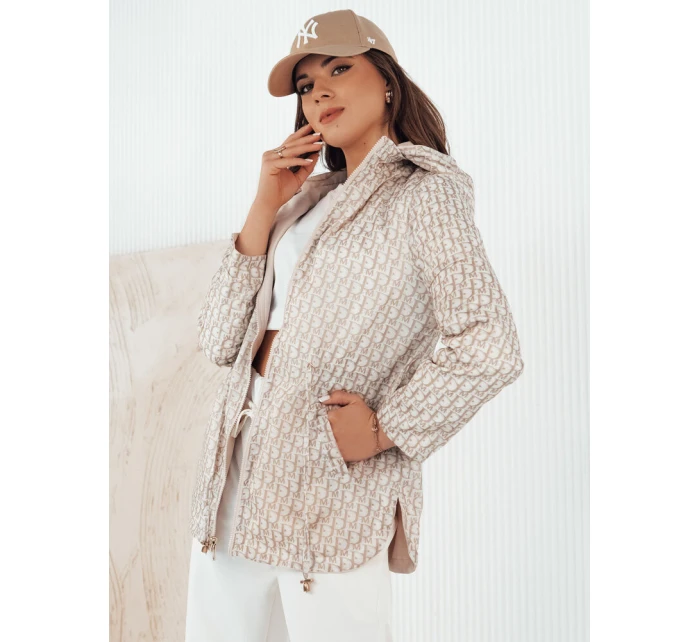 Dámska bunda BEGET béžová FashionStreet TY4263