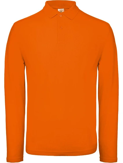 B&C ID.001 LSL Pánske polo s dlhým rukávom z piké 01.0I12 oranžové B&C ID.001 LSL Pánske polo s dlhým rukávom z piké 01.0I12 oranžové