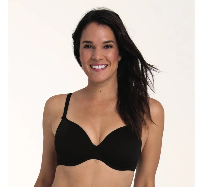 Podprsenka s kosticami Selma Pure s dištančnými košíčkami 5237 čierna - RosaFaia Podprsenka s kosticami Selma Pure s dištančnými košíčkami 5237 čierna - RosaFaia