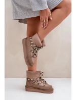 Semišové Sněhule Dámské S   Taupe model 21679986 - D.Franklin