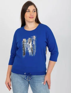 Blúzka RV BZ 8182.36P tmavomodrá