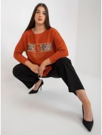 Halenka VI BZ model 17913759 tmavě oranžová - FPrice Halenka VI BZ model 17913759 tmavě oranžová - FPrice