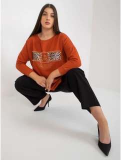 Blúzka VI BZ 2901.49P tmavo oranžová