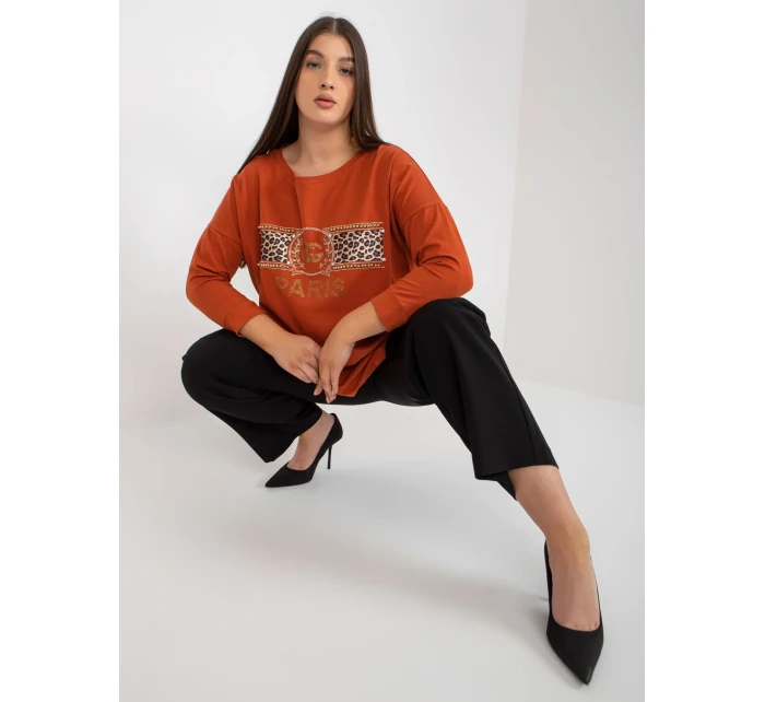 Halenka VI BZ model 17913759 tmavě oranžová - FPrice Halenka VI BZ model 17913759 tmavě oranžová - FPrice