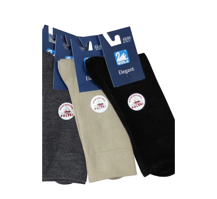 PÁNSKE ELEGANTNÉ HLADKÉ POLYESTEROVÉ PONOŽKY, PÁNSKE