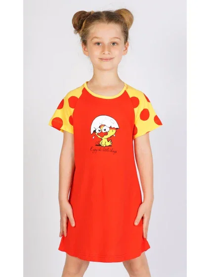 Detská nočná košeľa s krátkym rukávom Malé kurča