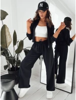 Dámské kalhoty se širokými nohavicemi black Dstreet model 21972567 - FashionStreet