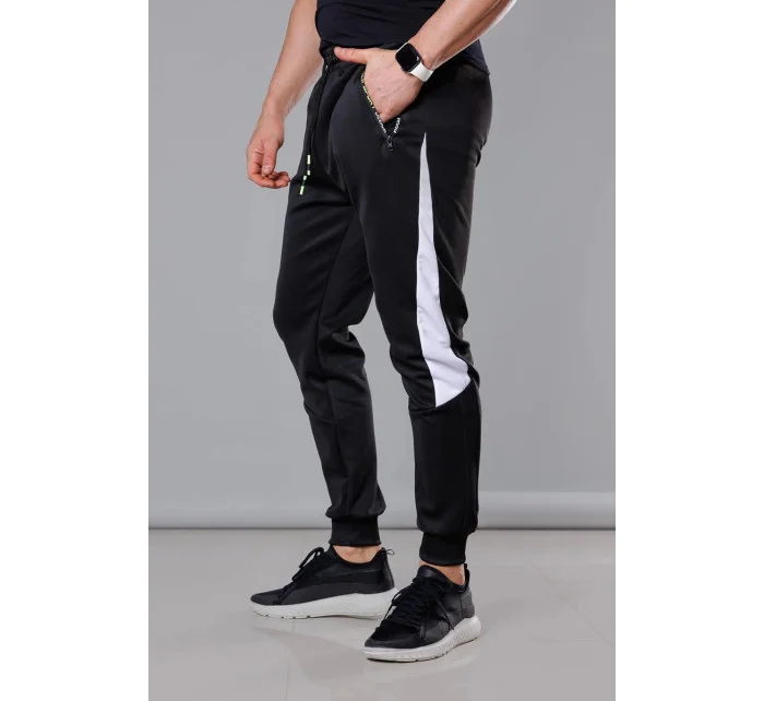 pánské teplákové kalhoty se vsadkami model 18347875 - J.STYLE pánské teplákové kalhoty se vsadkami model 18347875 - J.STYLE