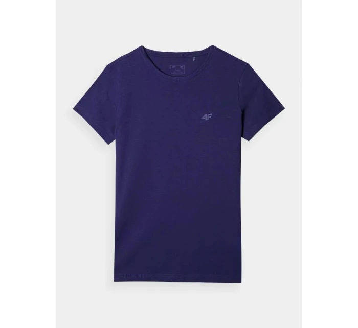 Dámské bavlněné tričko slim model 21432841 - 4F Dámské bavlněné tričko slim model 21432841 - 4F