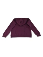 Detská mikina Wood Wood Izzy AA Burgundy - 10235605-2424-Burgundy