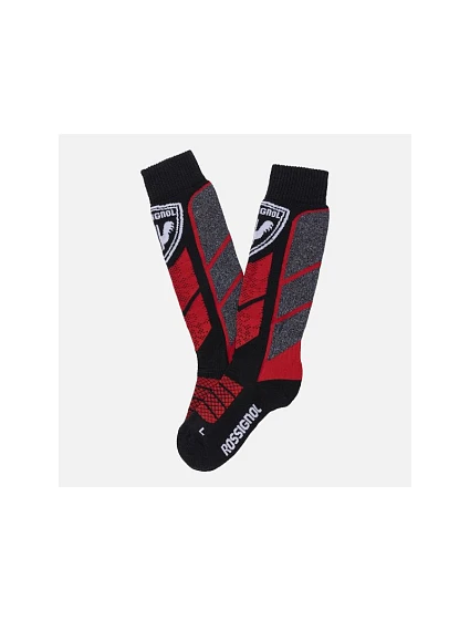 Lyžiarske ponožky pre deti ROSSIGNOL JR THERMOTECH SOCKS, červené Lyžiarske ponožky pre deti ROSSIGNOL JR THERMOTECH SOCKS, červené