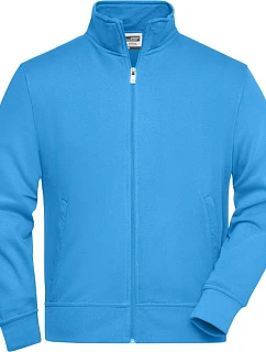 JN 836 Mikina se stojáčkem model 22529346 aqua - Daiber