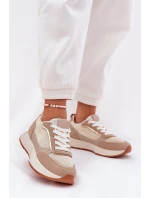 Dámské Sportovní Boty S Na Platformě Khaki model 21687895 - Boto