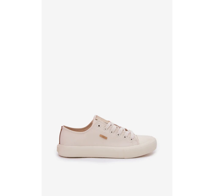 Materiałowe Trampki Damskie Big Star RR274768 Beżowe