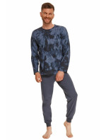 Pánske pyžamo Greg modré batikované
