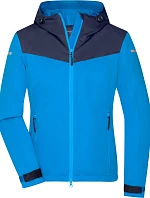 Daiber JN 1179 Dámska outdoorová softshellová bunda 02.1179 jasne modrá/námornícka modrá/jasne modrá