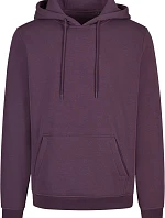 New Morning Studios NM 010 Unisex mikina s kapucňou 57.0010 slivkovo fialová