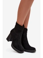Dámské kotníkové boty na černé model 21744730 - Boto Dámské kotníkové boty na černé model 21744730 - Boto