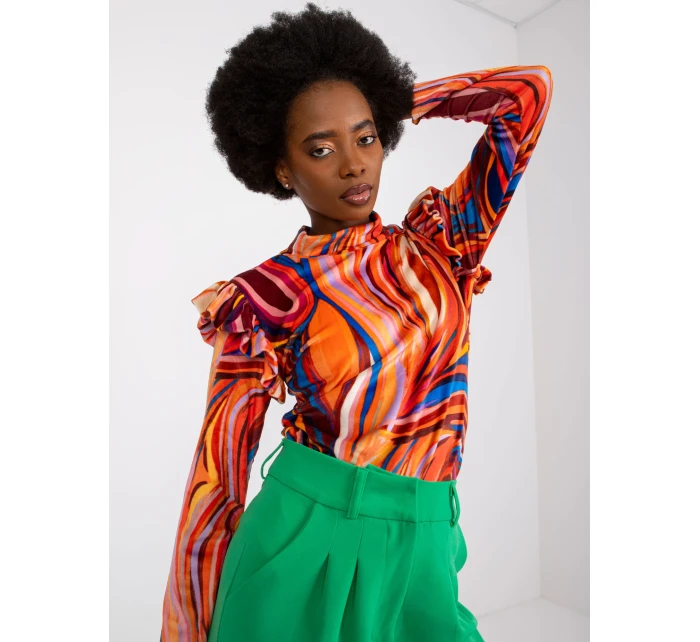 Halenka DHJ BZ model 17070559 oranžová - FPrice Halenka DHJ BZ model 17070559 oranžová - FPrice