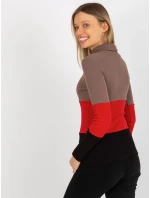 Dámska blúzka RV BZ 8465 1.93P hnedá - FPrice Dámska blúzka RV BZ 8465 1.93P hnedá - FPrice