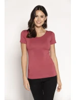 Halenka Carla s krátkým rukávem model 17596080 pink - Babell Halenka Carla s krátkým rukávem model 17596080 pink - Babell