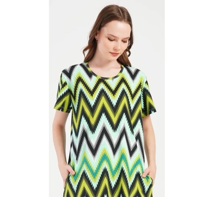 Dámské domácí šaty s krátkým rukávem model 20911416 - Vienetta