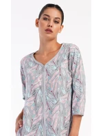 Dámske domáce šaty s trojštvrťovými rukávmi Kika