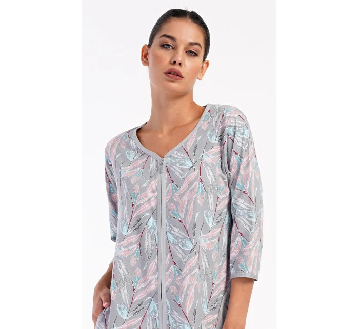 Dámské domácí šaty s tříčtvrtečním rukávem model 20610306 - Vienetta