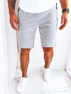 FashionStreet pánske svetlosivé teplákové šortky SX2270
