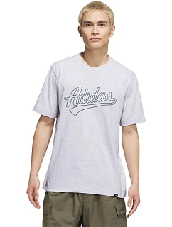 Pánské tričko adidas Varsity Tailsweep Graphic, šedé, KS2179